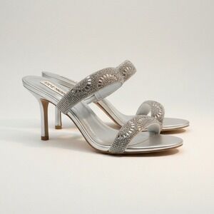 Steve‎ Madden Baton Rhinestone Sandals - Women's Size 8.5 - NWT